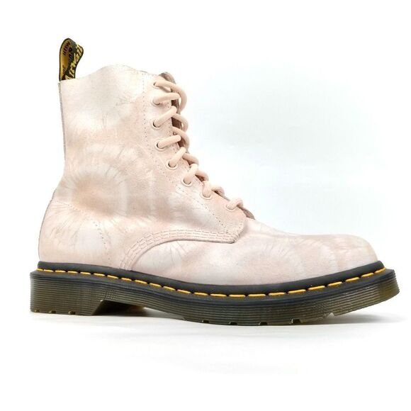 Dr. Martens 1460 Pascal Tie-Dye Suede Ankle Combat Platform Boot 8 Boho Grunge - Picture 2 of 10